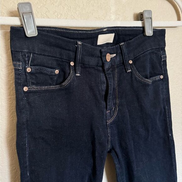 MOTHER The Looker in Too Good To Be True Size 24 Skinny Mid Rise - Picture 4 of 12